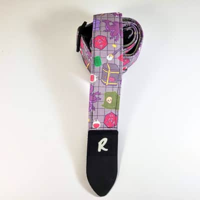 Role Playing Game Guitar Strap - Board Game Guitar Strap- 20 Sided Die- 20 Sided Dice - Not A Licen image 3