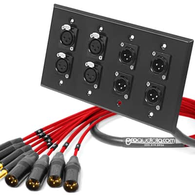 8-Channel Studio Wall Panel / Wall Plate | Made from Mogami 2932