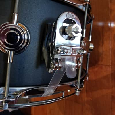 DW Collector's Series Snare Drum Aluminum 6.5x14" 3mm Black image 4