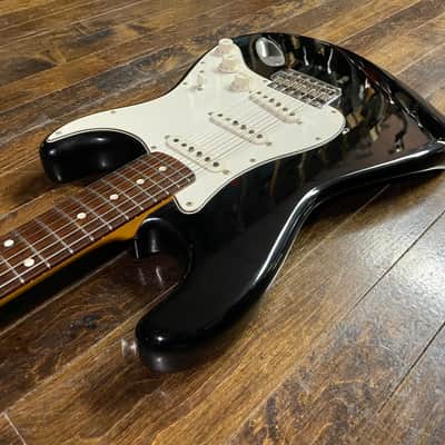 1985 Fender Japan Squier SST-30 'E' Serial Stratocaster with Rosewood Fretboard Black MIJ image 7