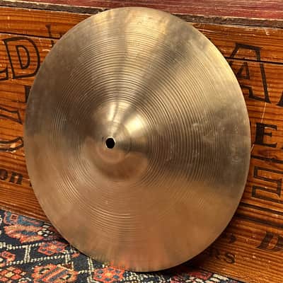 13" Zildjian A 1940s-50s Trans Stamp Crash / Hi-Hat Single Cymbal 442g *Video Demo* image 2