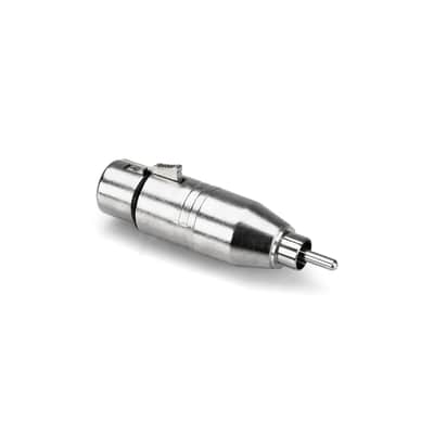 Hosa GXR-134 XLR Socket to RCA Phono Adaptor image 1