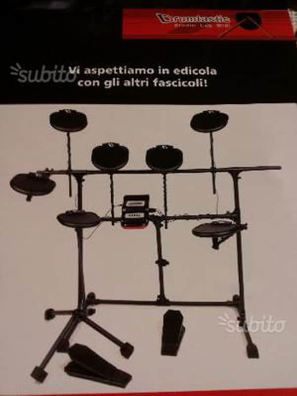 Batteria elettronica a pad Drumtastic Giorgi Editore 2005 - Nero-Rosso image 1