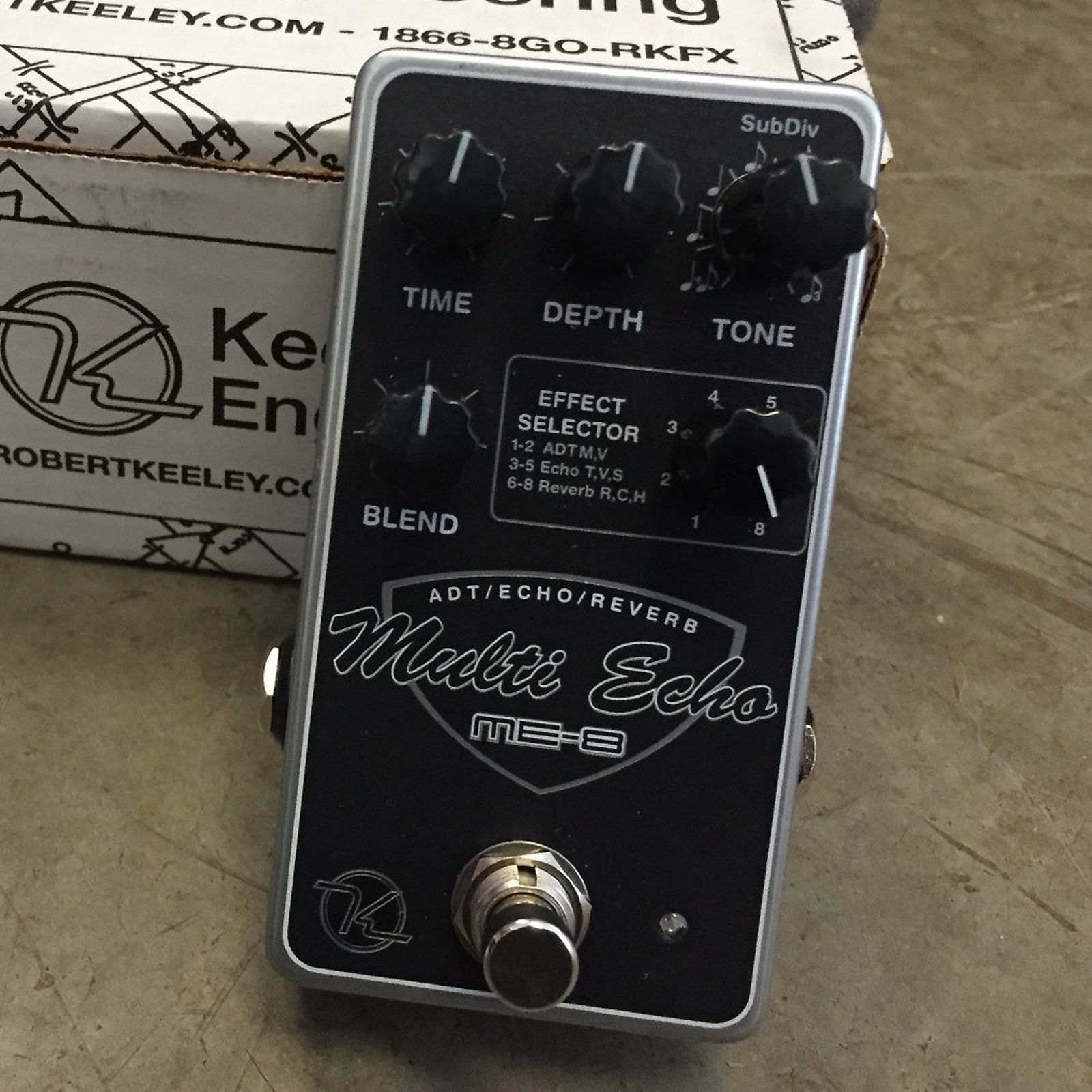 Keeley ME-8 空間系マルチ ① Keeley ME8 Multi Echo | Reverb