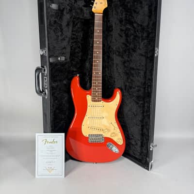 2002 Fender Custom Shop Stratocaster Jason Davis Master Built | Fiesta Red Finish W/HSC image 1