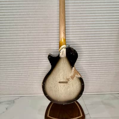 Fano P6 Alt de Facto Mahogany Body Lollar P-90 Guitar – Driftwood Burst 2023 - Driftwood Burst image 3