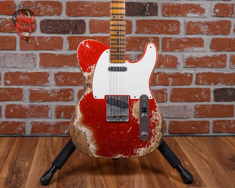 Fender Custom Shop LR25 1957 Telecaster Super Heavy Relic Aged Candy Apple Red 2025 w/OHSC image 1