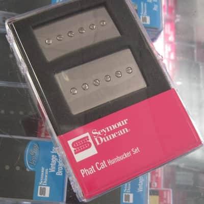 Seymour Duncan Phat Cat P90 Humbucker Set Nickel image 1