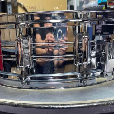 Pearl 4414 steel shell snare 80s image 1