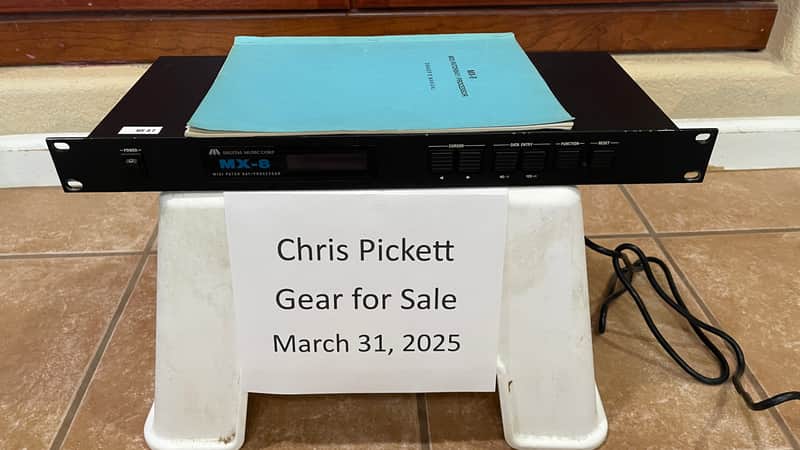 Digital Music Corp MX-8 MIDI Patchbay Processor rack mount Black image 1