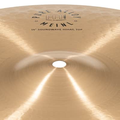 Meinl Pure Alloy 14" Soundwave Hi Hat Pair image 4