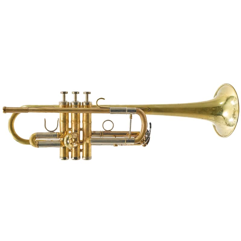 Schagerl 'Charis' Large Bore C Trumpet in Raw Brass SN 7341L image 1