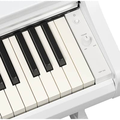 Yamaha YDP-166WH, GrandTouch-E™ 88 Note Upright Digital Piano - White image 3