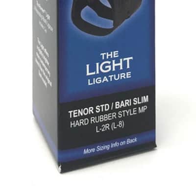 Rovner L-2 The Light Tenor Saxophone Ligature - Hard Rubber Style Mouthpiece image 2