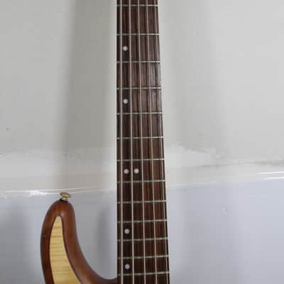 Schecter Stiletto Custom-5 Active 5-String Bass - Natural Satin image 3