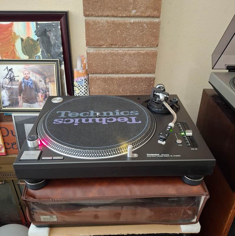 Rare Technics SL1210 MK5, Shure M44-7, Odyssey Case, Superb, Only Ones On Reverb, $1399 Shipped!