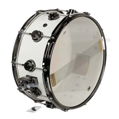 Drum Workshop Collectors Series 6.5x14 Snare Drum - Powder Coated White image 2