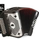Hohner Panther GCF Diatonic Button Accordion SOL Acordeon +Straps_DVD_T-Shirt | NEW | +BackPad | Authorized Dealer