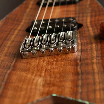 Hoff Guitars Valnut (Neck-Through, Multi-Scale, Semi-Hollow V 2024 - Polymerized Tung Oil image 5
