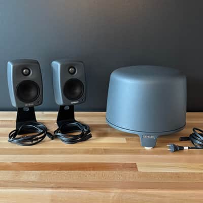 Genelec 8010A 3" Powered Studio Monitor (Pair) and 5040b Subwoofer image 1