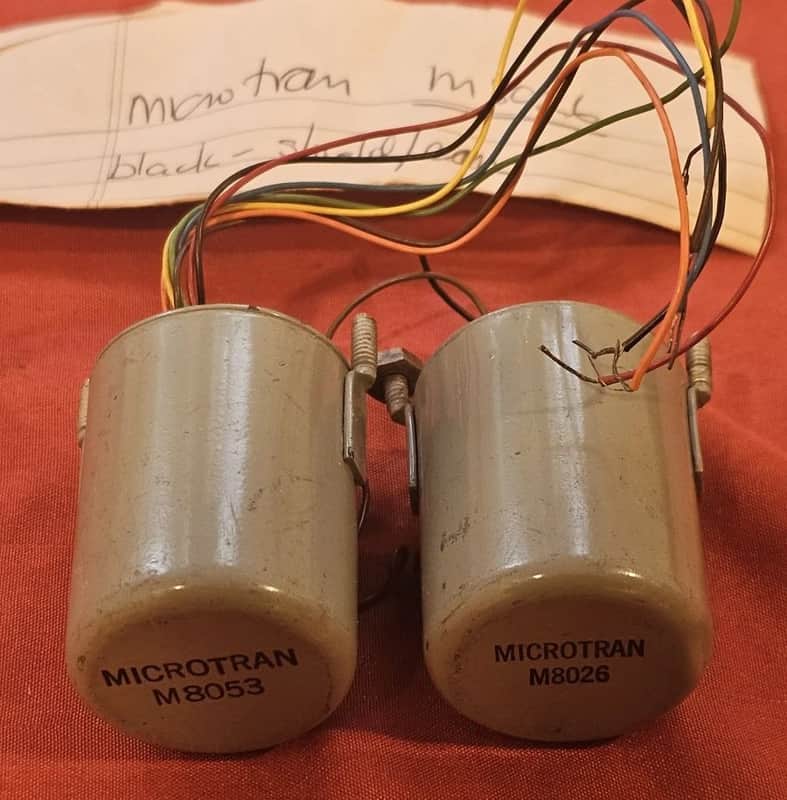 Pair of Microtran transformers M8026-1 Input Transformers image 1