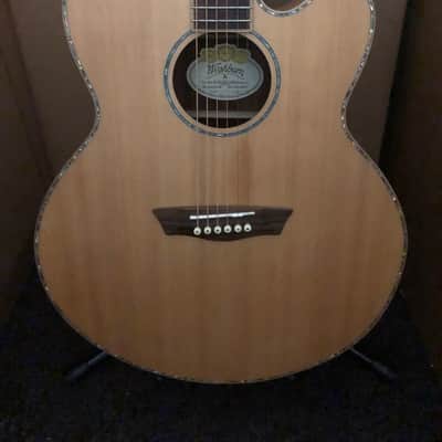 Washburn WJ55SCENS 2015 Jumbo Acoustic/Electric - Natural/Matte image 2
