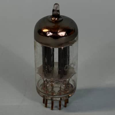 1954 RCA 12AU7 ECC82 Vintage 1950s Long Black Plate D Getter Preamp Tube! T382 image 1