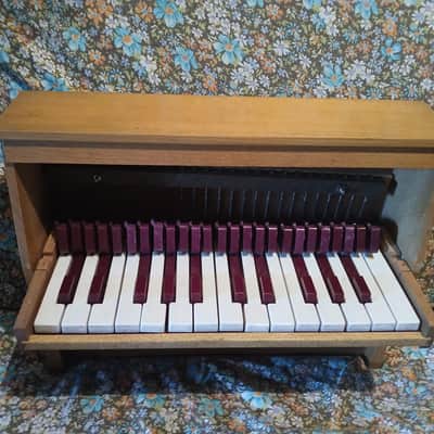 chromatic toy piano 25 keys Michelsonne Paris - sound family : celesta mustel musical saw martenot Wurlitzer ... image 3