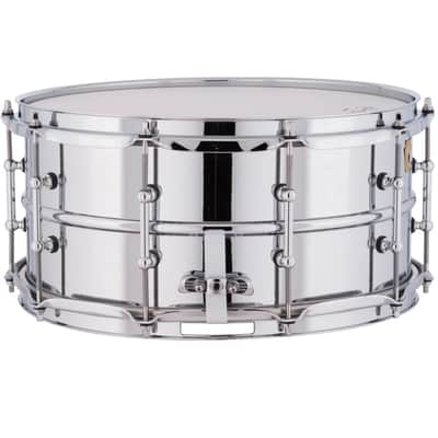 Ludwig Supraphonic 6.5”x14” Snare Drum w/ Tube Lugs – Chrome Over Aluminum (LM402T) image 1