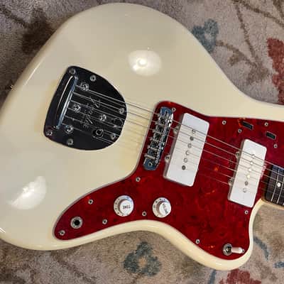 Fender 1993 MIJ 1966 Reissue Jazzmaster Vintage White imagen 2