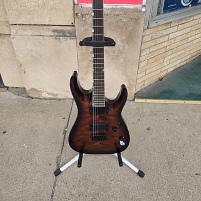 ESP LTD MH-200HT QM 2026 - Dark Brown Sunburst image 2