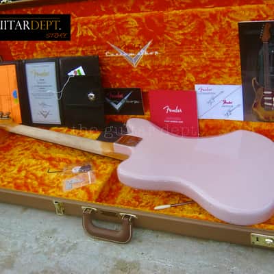 ♚ AS NEW ♚2022 FENDER Custom Shop '59 Journeyman Relic 250K JAZZMASTER ♚SUPER FADED SHELL PINK !♚Handwounds♚FAT C♚RSD image 19