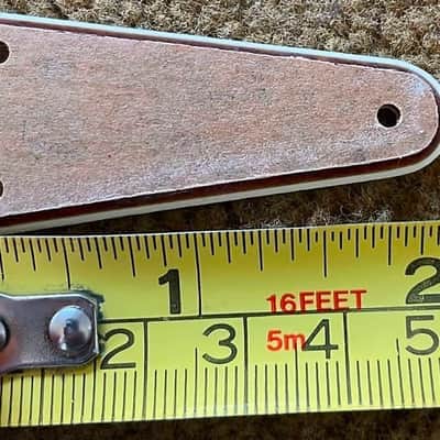 Immagine Yamaha Acoustic Guitar Truss rod cover for 1970s FG 160,170,180 [Protective film still on] 70s - Brown - 8