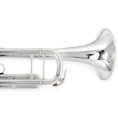 S.E. Shires Q10S Q-Series Professional Bb Trumpet in Silver Plate SN Q16482 image 10