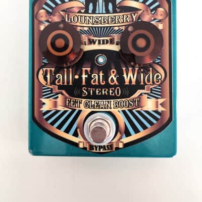 Lounsberry TFW-1 Tall Fat and Wide Clean Boost 2010s - Blue Graphic image 6
