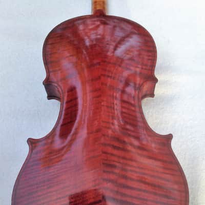 A French violin varnished in the Italian Monzino shop image 2