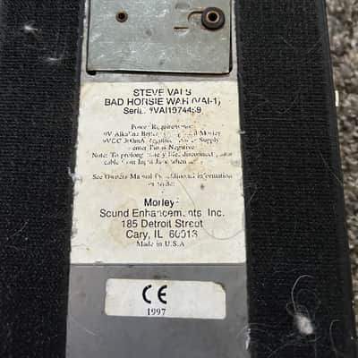 Morley VAI-1 Steve Vai Bad Horsie Wah 1996 - 2010 - Black image 2