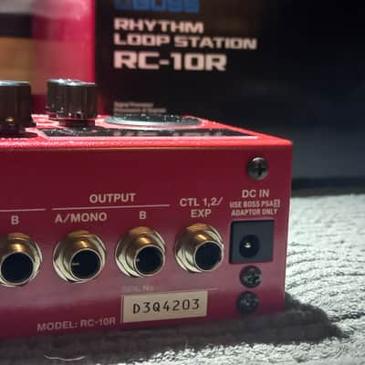 Boss RC-10R Rhythm Loop Station 2019 - Present Red image 2