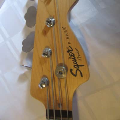 2011 Squire by Fender P-Bass Affinity Series 4-String Bass Guitar image 11