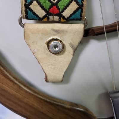 Vintage 1960's Ace Stained Glass Banjo Strap Case Candy #3 imagen 3