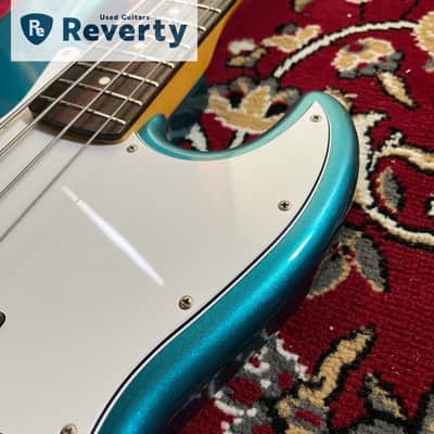 Coolz ZJB-1R Blue Metallic Jazz Bass Made In Japan Fujigen 2011 Used w/Gig bag image 4