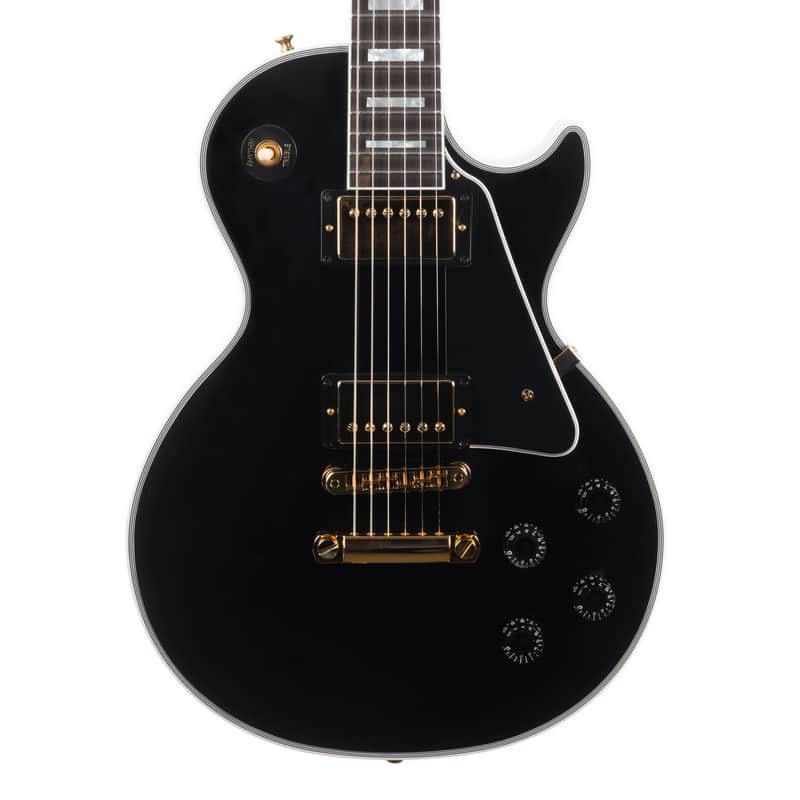 Gibson Custom Les Paul Custom Long Scale - Ebony image 1