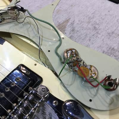 Mosrite Ventures Model 1965 Pearl White image 15