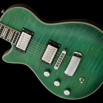 Hagstrom Ultra Max Fall Sky Satin LH w/Case image 3