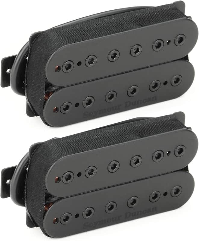 Mint Seymour Duncan Mark Holcomb Scarlet and Scourge Humbucker 2-piece Pickup Set - Black image 1