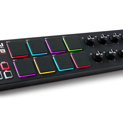 Akai LPD8 MKII MIDI Pad Controller 2022 - Present - Black image 2