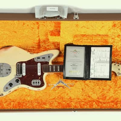 Fender Custom 1966 Jaguar Heavy Relic Aged *CME spec* Upgraded Lollar Pickups image 8