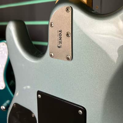 Sterling by Music Man LK100D Luke Blue Electric Guitar image 13