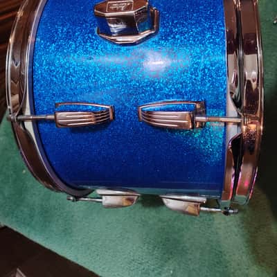 Ludwig No. 944 Classic 9x13" Rack Tom (3-Ply) with Pointed Blue/Olive Badge 1973 - 1976 - Maple Cortex image 6
