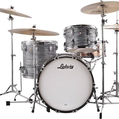 Ludwig Classic Maple Fab 22 Shell Pack - Vintage Blue Oyster (L84233AX2QWC) image 1